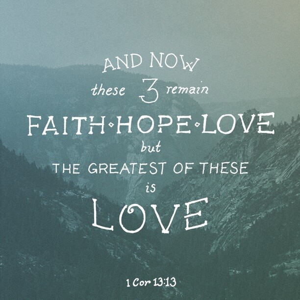 Love Is the Only Way That Lasts