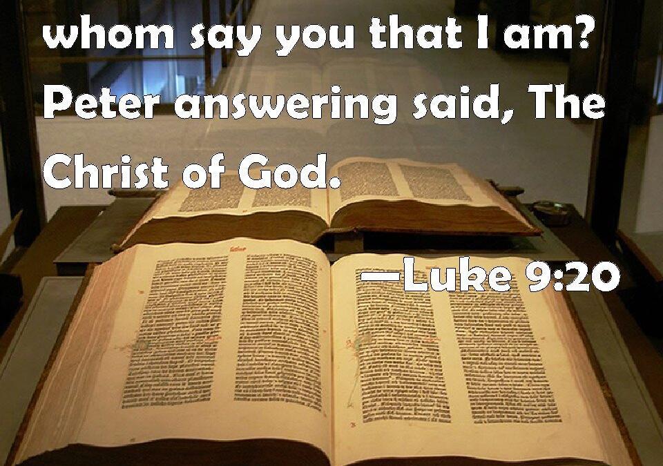 Question Jesus Asked [8]: “But Who do you say that I am?”