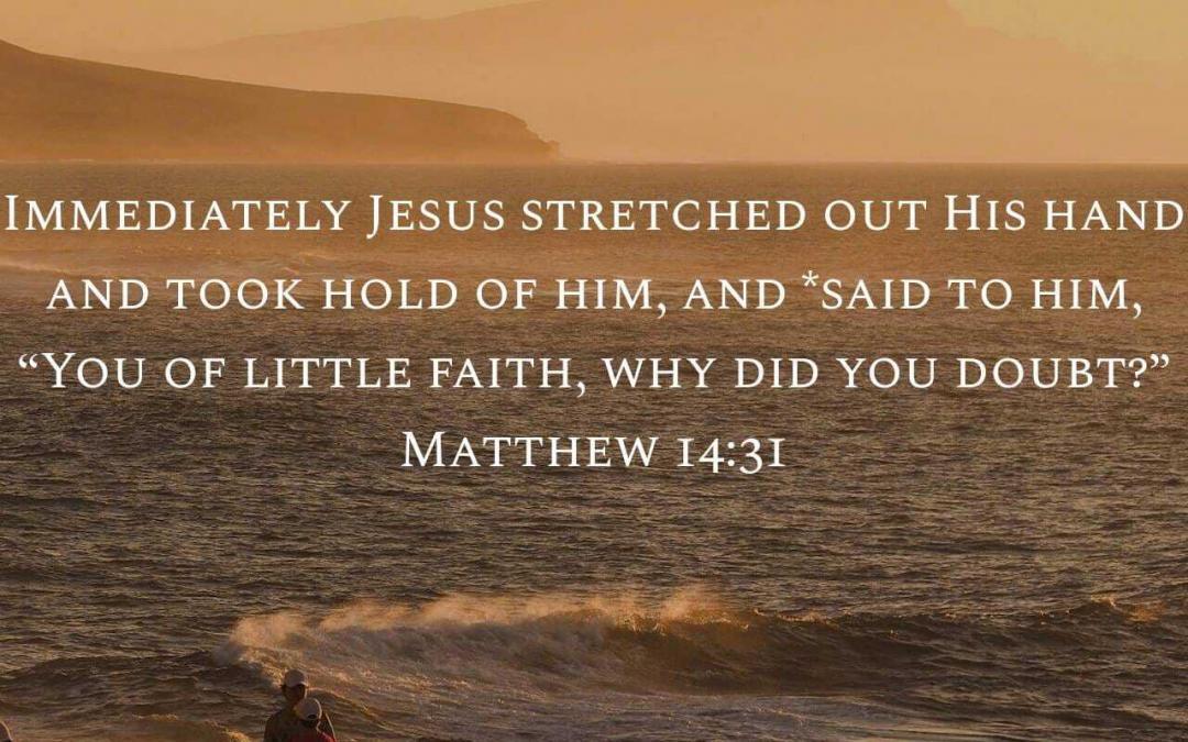 Lessons from Peter Walking on Water