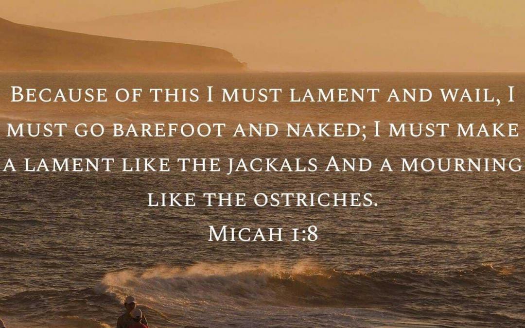 Micah’s Attitude Towards Sin
