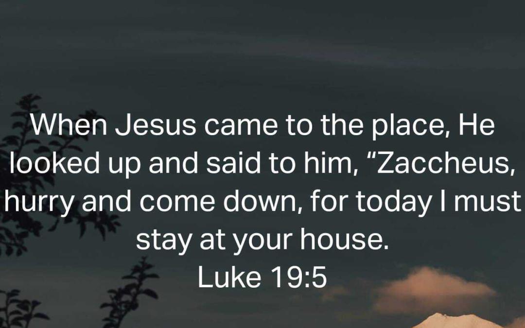 Mighty men of God [1] : Zaccheus’ Transformational Change