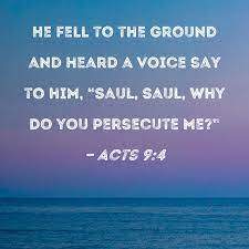Question Jesus Asked [9]: why are you persecuting Me?